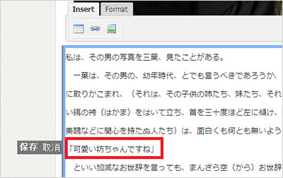 Front-end Editor文章編集2