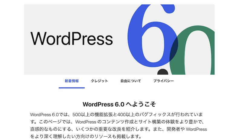 WordPress6.0